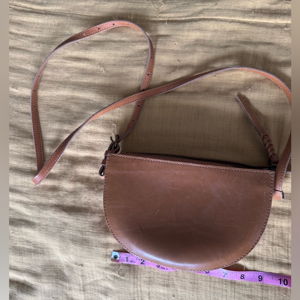 Madewell Brown Leather Crossbody Bag